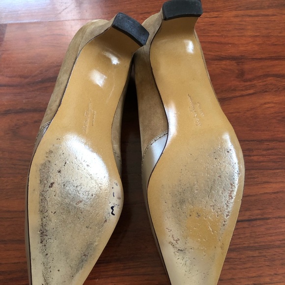 Salvatore Ferragamo Square Pumps Heels - Picture 5 of 16